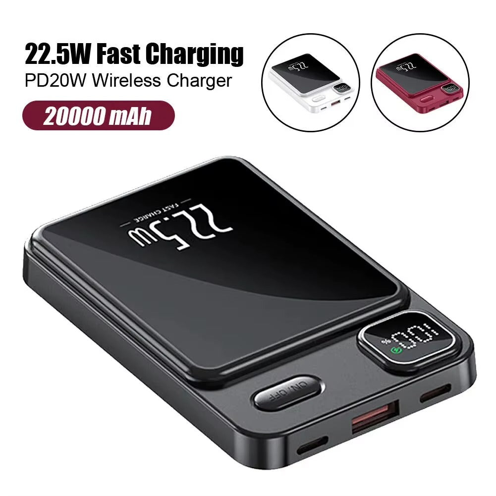 ✨ Power Bank Sans Fil SUPER MAGNET – Ultra Fast Charge 22.5W
