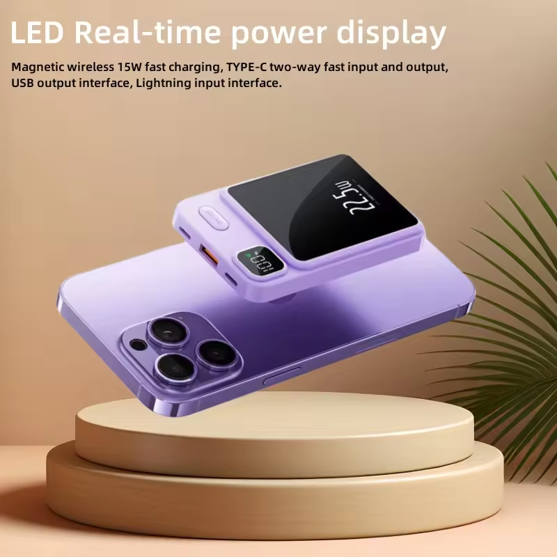 ✨ Power Bank Sans Fil SUPER MAGNET – Ultra Fast Charge 22.5W