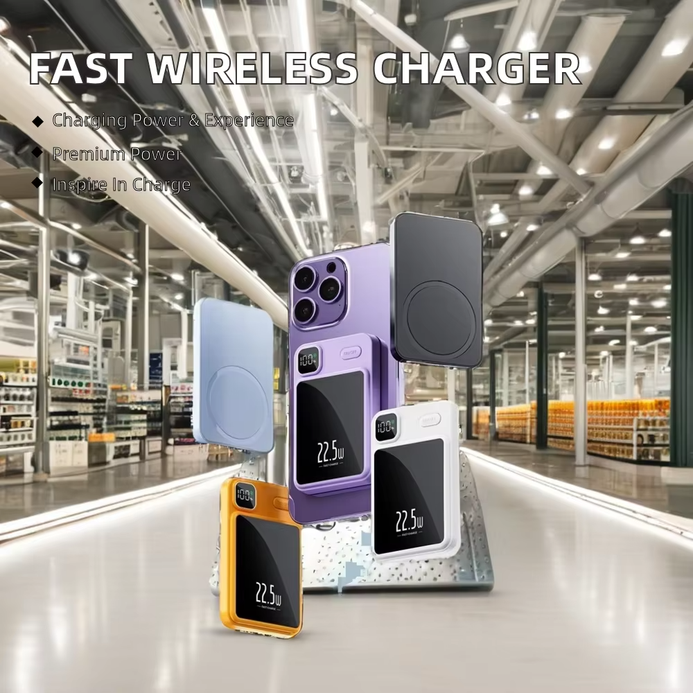 ✨ Power Bank Sans Fil SUPER MAGNET – Ultra Fast Charge 22.5W